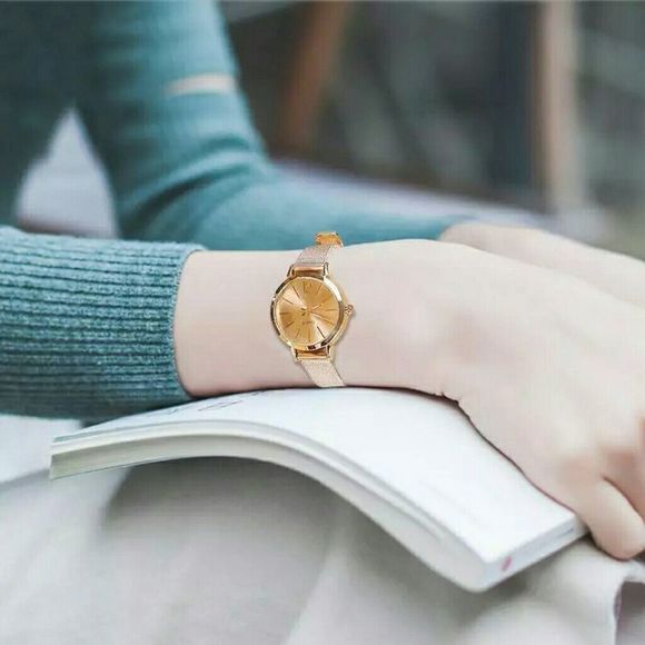 New Fashion Women Stainless Steel  Gold Mesh - Picture 3 of 5